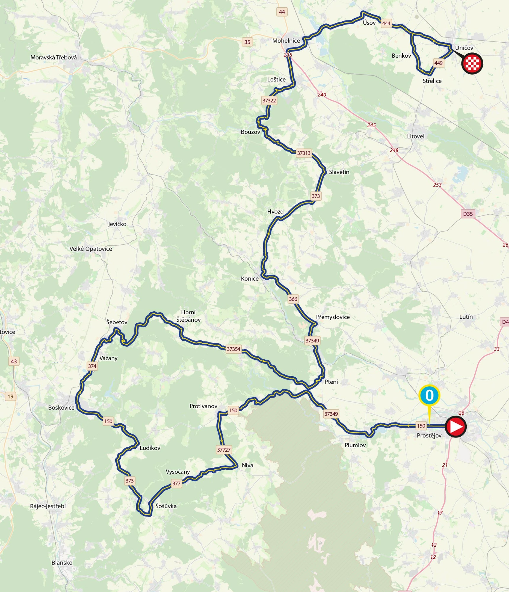 Mapa etapy